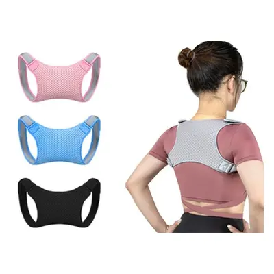 Adjustable Back Posture Corrector Brace, Blue