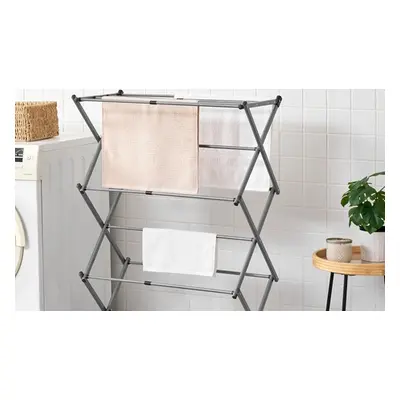 Three-Tier Extendable Clothes Airer,White