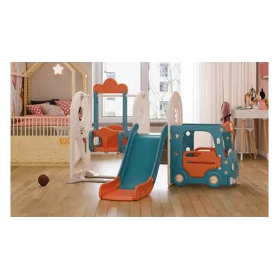 Three-in-One Toddler Swing and Slide Playset