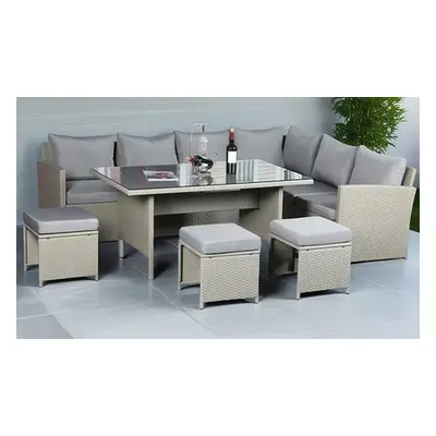 Knutsford 9 Seat Corner Rattan Dining Set