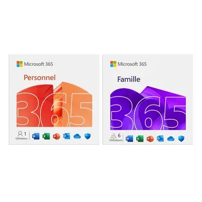 Microsoft 365 Personal or Family, Microsoft 365 Personal