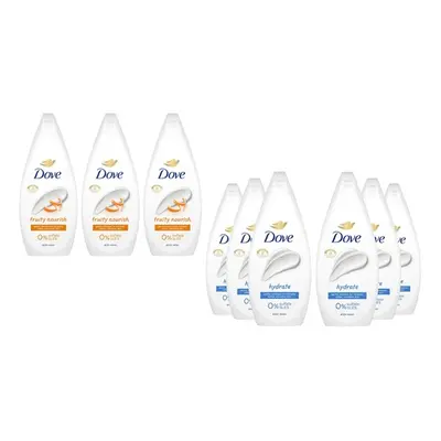 Dove Fruity Nourish Body Wash Sulfate SLES for Soft Smooth Skin,Three-Pack