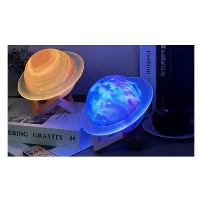 Saturn Bluetooth Speaker Vibrant 7-Colour Light and Remote Control, Starry Sky