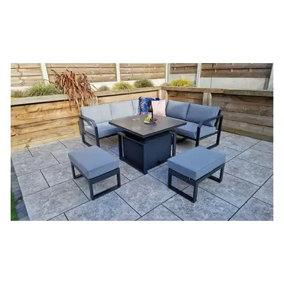 Havana 6-Seater Corner Sofa Dining Set with Water-Resistant Cushions