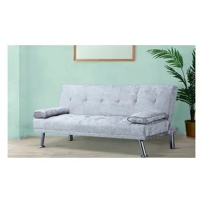 Claviere Sofa Beds, Velvet Claviere,Silver