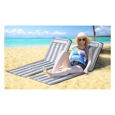 Set of Two Outsunny Foldable Beach Mats