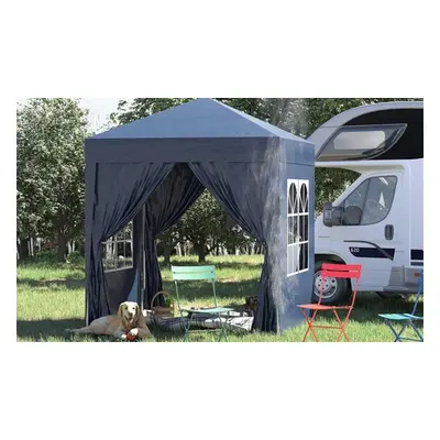 Outsunny Pop-Up Gazebo 2m x 2m, Green