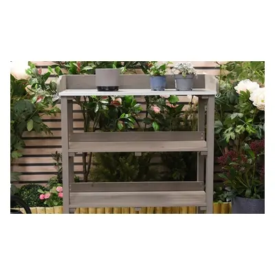 Garden Furniture Set, Wooden Garden Storage Cabinet