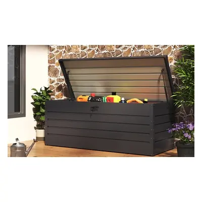 600L Metal Lockable Waterproof Garden Storage Box