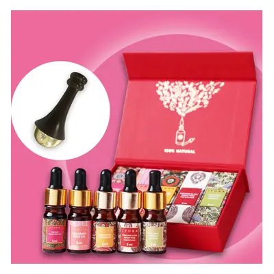 Mini Face Oil Kit with Layuna Personal Face Massage Wand