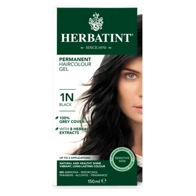 Herbatint Permanent Hair Dye - 1N Black - 150ml