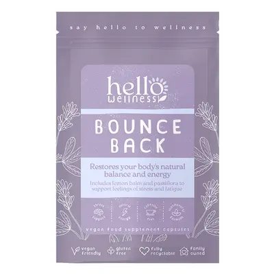 Hello Wellness Bounce Back Vegan Supplement - 60 Capsules