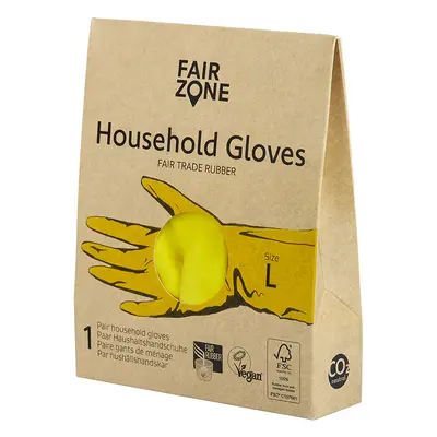 Fair Zone Yellow Rubber Gloves