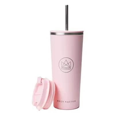 Neon Kactus Insulated Tumbler - Pink Flamingo - 24oz