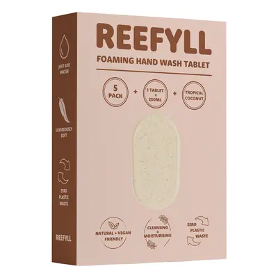 Reefyll Foaming Hand Wash Refill Tablet - Pack of 5 - Tropical Coconut