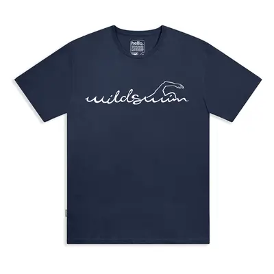 Mens Wild Swim Tee - Navy