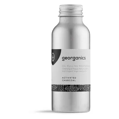 Georganics Oil Pulling Mouthwash - Activated Charcoal - 100ml