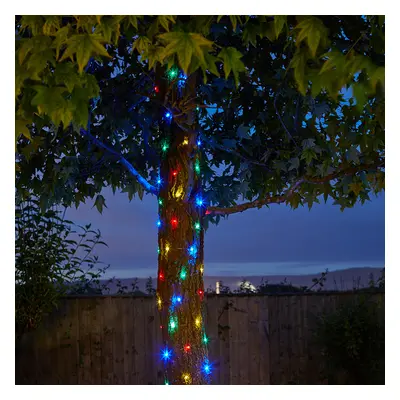 Solar Powered Multi-Coloured Firefly String Lights -100 LED