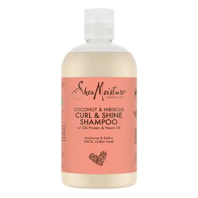 Shea Moisture Coconut and Hibiscus Curl & Shine Shampoo - 384ml