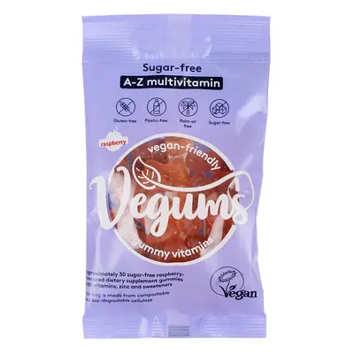 Vegums Vegan Sugar Free A-Z Gummies Bag - 30 gummies