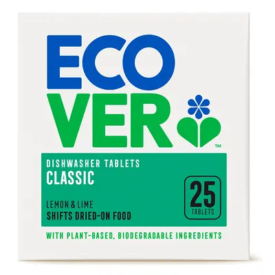 Ecover Classic Dishwasher Tablets - Lemon & Lime - 25 Tabs