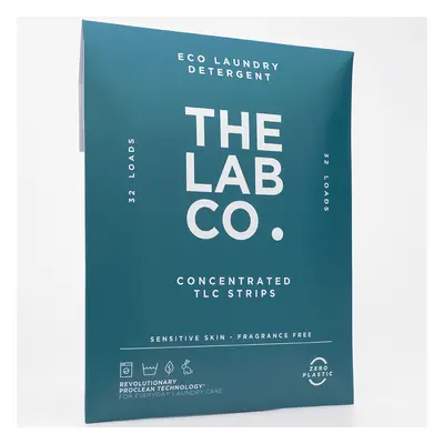 The Lab Co. Laundry Detergent Strips - Fragrance Free - 32 Sheets