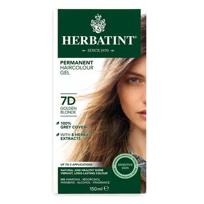 Herbatint Permanent Hair Dye - 7D Golden Blonde - 150ml