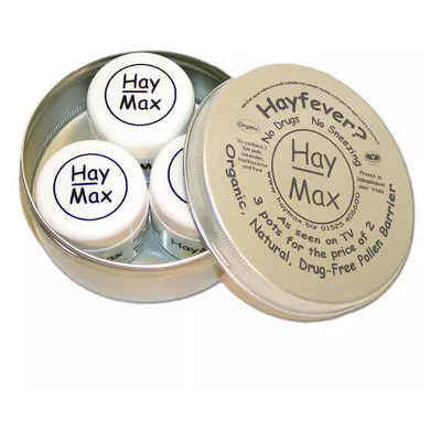 HayMax Organic Pollen Barrier Balm Triple Pack - Pure Lavender & Aloe Vera