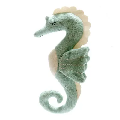 Organic Cotton Sea Green Seahorse Toy