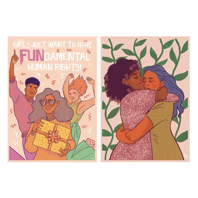 Amnesty International Refugee Art Collection Cards - Celebrations and Solidarity - Pack of 10