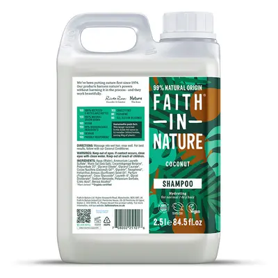 Faith in Nature Coconut Shampoo - 2.5L