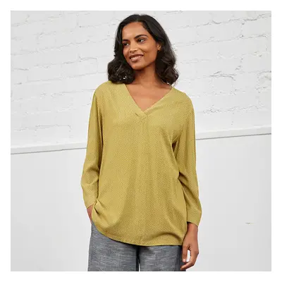 Nomads 3/4 Sleeve Top - Wasabi