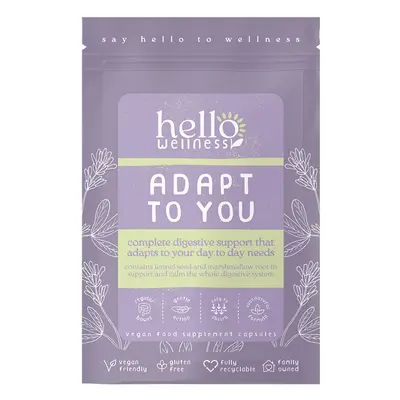 Hello Wellness Adapt to You Vegan Supplement - 60 Capsules