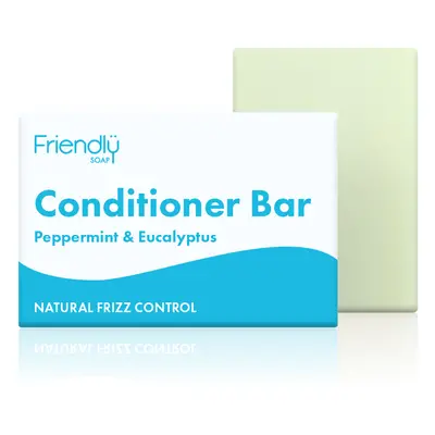 Friendly Soap Natural Conditioner Bar - Peppermint & Eucalyptus - 90g