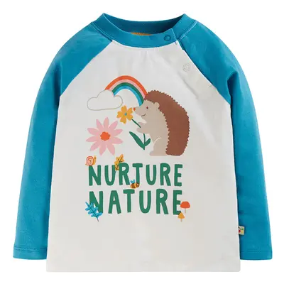 Frugi Nurture Nature Rainbow Raglan Top