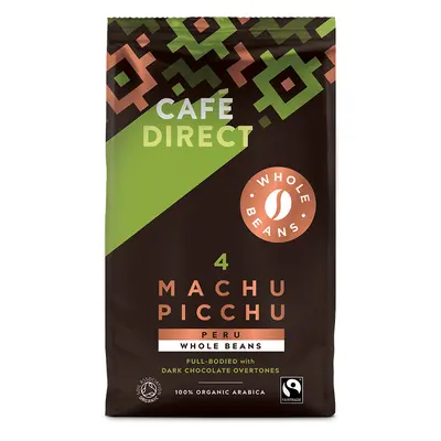 Cafédirect Fairtrade Organic Machu Picchu Coffee Beans - 750g