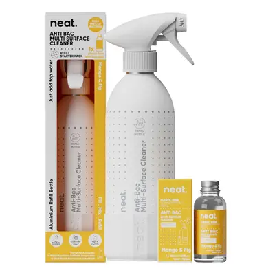 Neat. Anti-Bac Multi Surface Starter Kit - Mango & Fig - 500ml