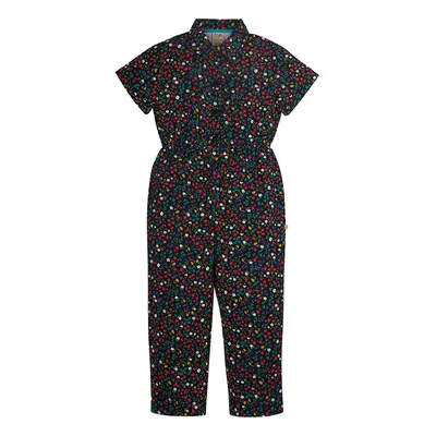 Frugi Indigo Wild Flowers Bowie Boiler Suit