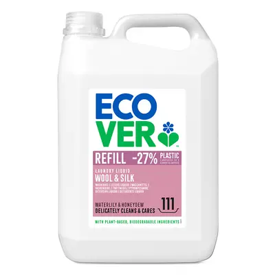 Ecover Delicate Laundry Liquid Refill - Waterlily & Honeydew - 5L - 111 Washes