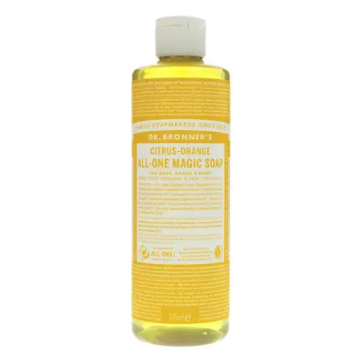 Dr Bronner Organic Citrus-Orange All-One Magic Liquid Soap - 475ml