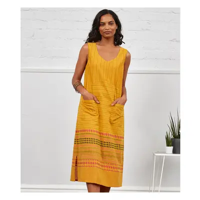 Nomads Handloom Dress - Camomile