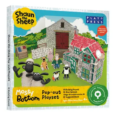 PlayPress Toys Shaun the Sheep Mossy Bottom Pop-Out Playset