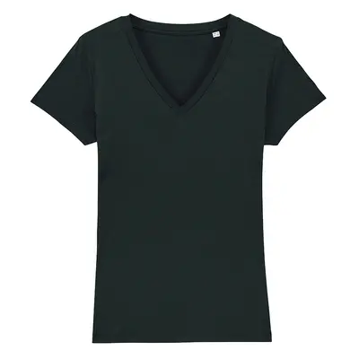 Organic Cotton V-Neck T-Shirt - Black