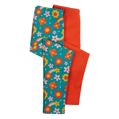 Frugi Dahlia Skies Libby Leggings - Pack of 2