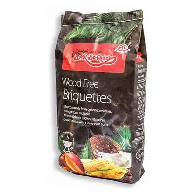 Bar-Be-Quick Wood Free Briquettes - 5kg