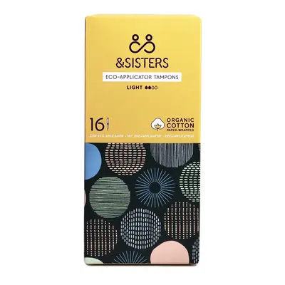 &SISTERS by Mooncup Eco-Applicator Tampons - Light - Pack of 16