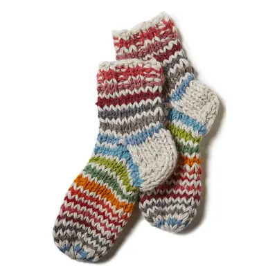 Womens Hoxton Stripe Sofa Socks - Multi Coloured