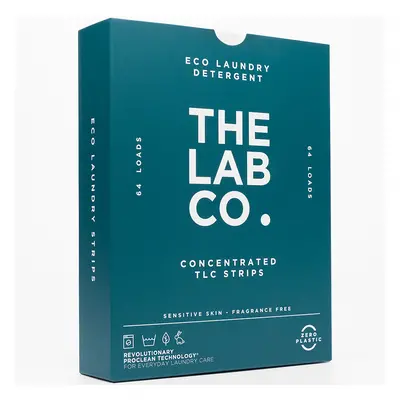 The Lab Co. Laundry Detergent Strips - Fragrance Free - 64 Sheets