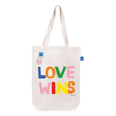 Love Wins Natural Portrait Tote Bag