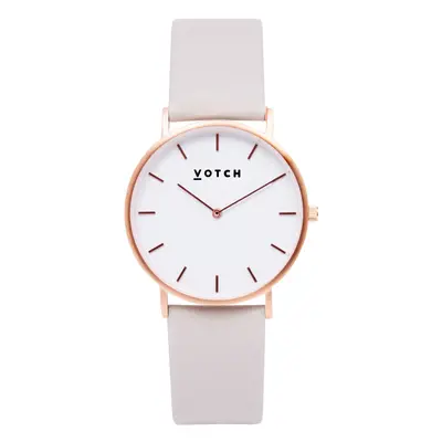 Votch Classic Collection Vegan Leather Watch - Rose Gold